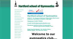 Desktop Screenshot of hartfordschoolofgymnastics.com